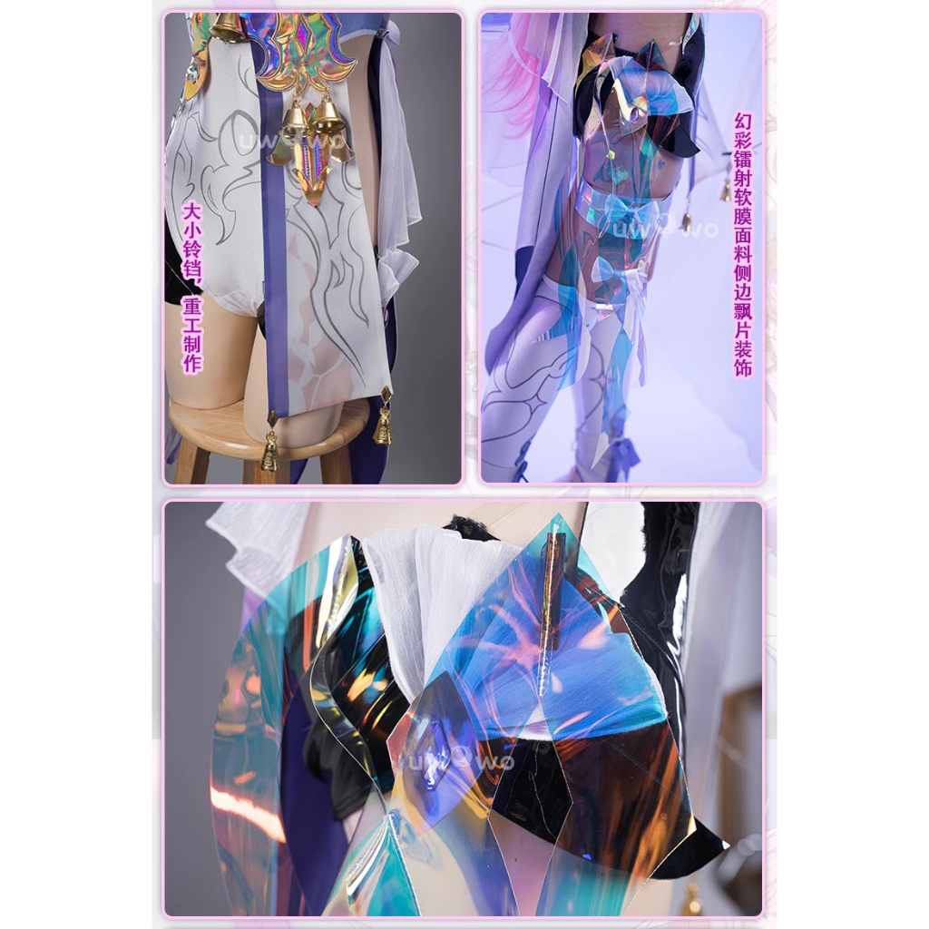 [READY STOCK] Uwowo - Elysia costume - Honkai Impact 3: Elysia Herrscher of Human Ego Elysia Cosplay Costume