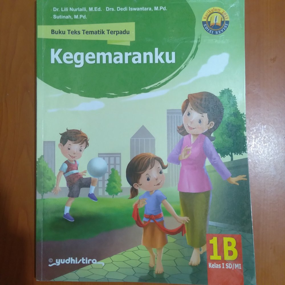 Buku Tematik 1B Kegemaranku Yudhistira Kelas 1 SD/MI K13 PRELOVED