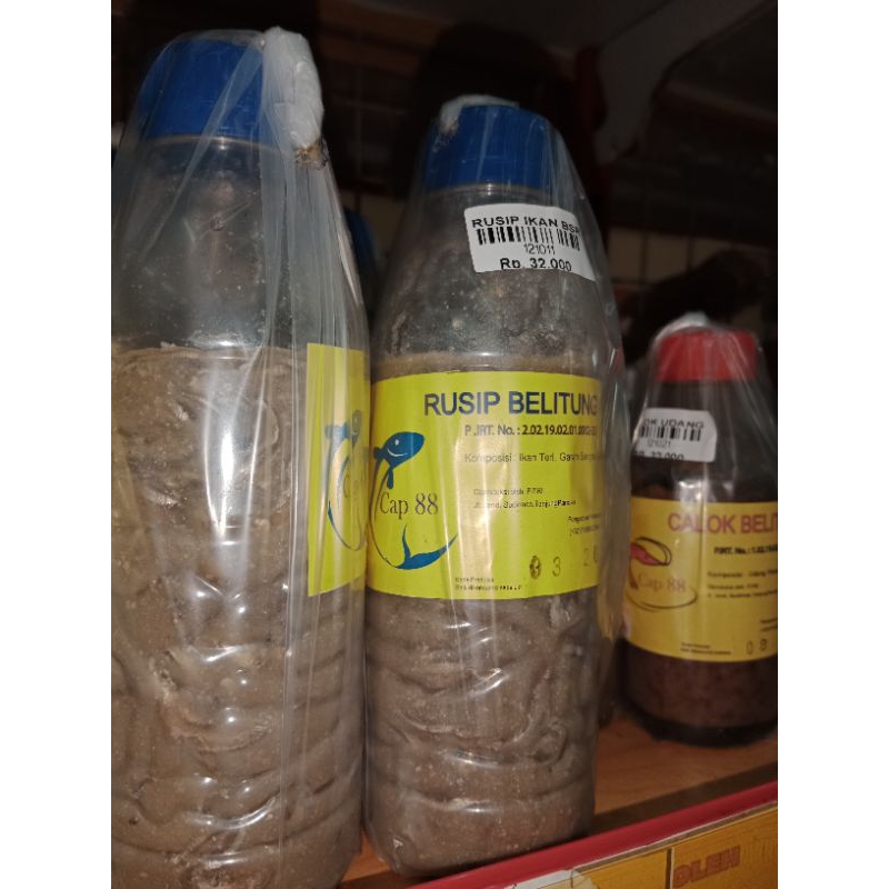 

rusip ikan teri asli Belitung rusip ikan besar oleh oleh belitung