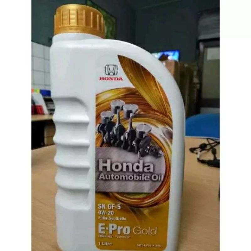 Oli Honda Automobile Oil 0W - 20 E-Pro GoldAPI SN GF-5 Fully Synthetic
