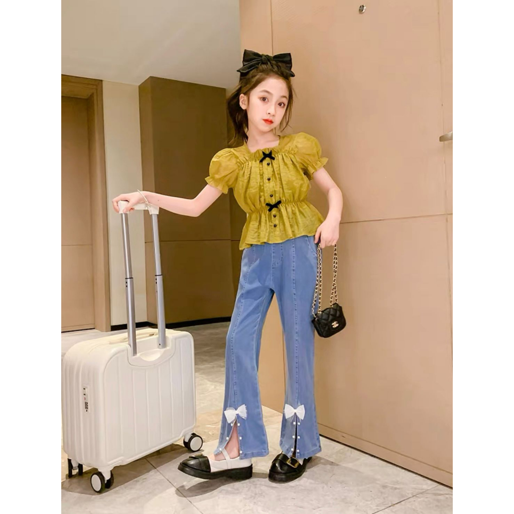 Jeans Anak Perempuan Import Kekinian Umur 1-10 Tahun Celana Panjang Anak Perempuan Levis Anak Cewek 