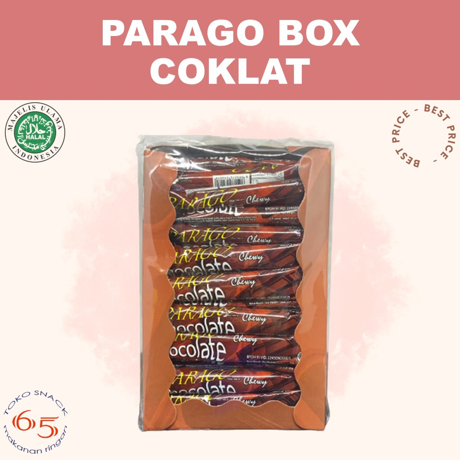 

RB22 Parago Chewy box 80. Permen lunak. PAK