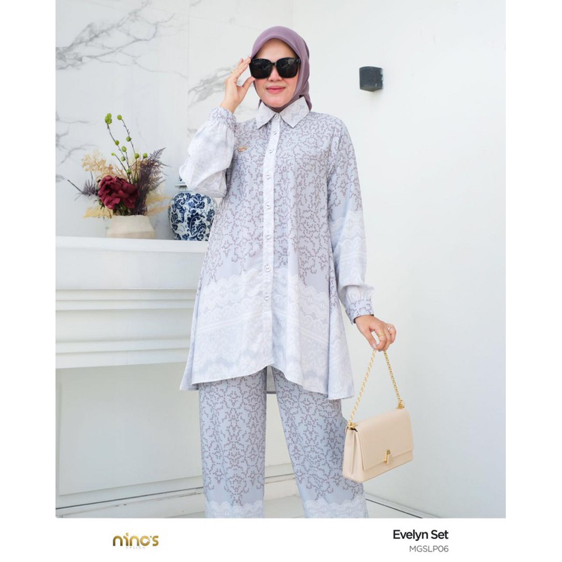 EVeLYn set  06 stelan tunik original ninos design