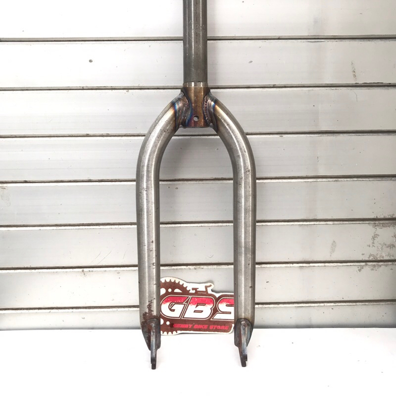 Fork Chromoly Garpu Chromoly sepeda BMX Raw/mentah Import Standart & Oversize