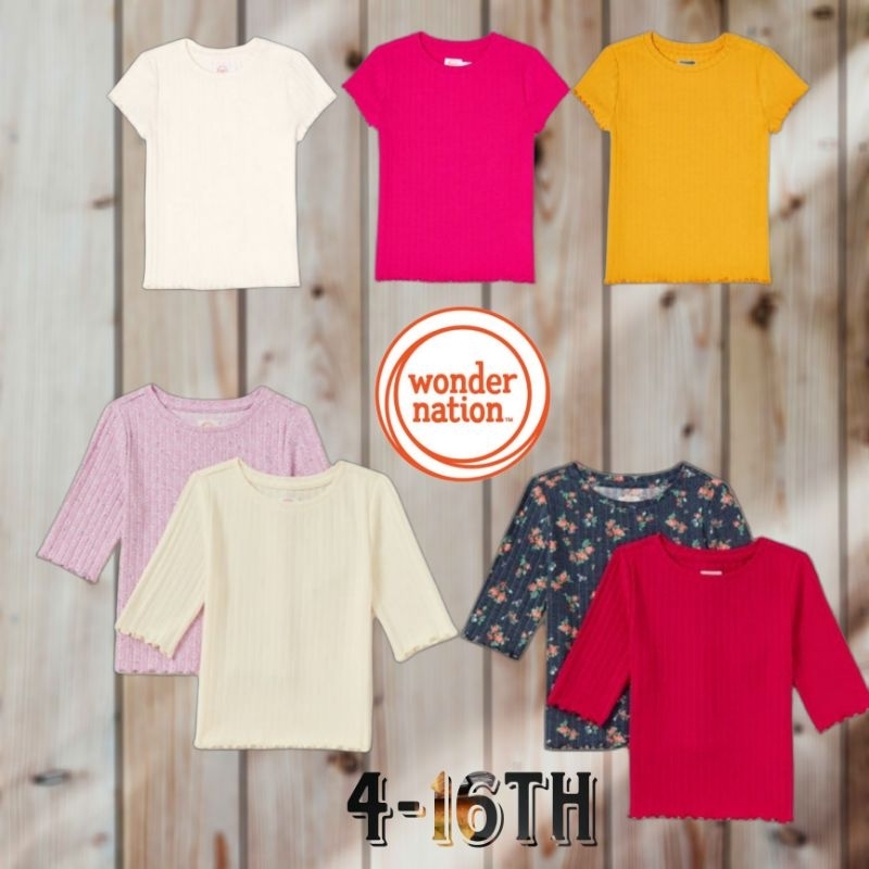 Kaos RIB 4-16th perempuan/ T Shirt lengan pendek cewek/ kaos perempuan remaja