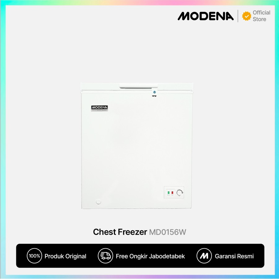 MODENA Chest Freezer - MD 0156 W