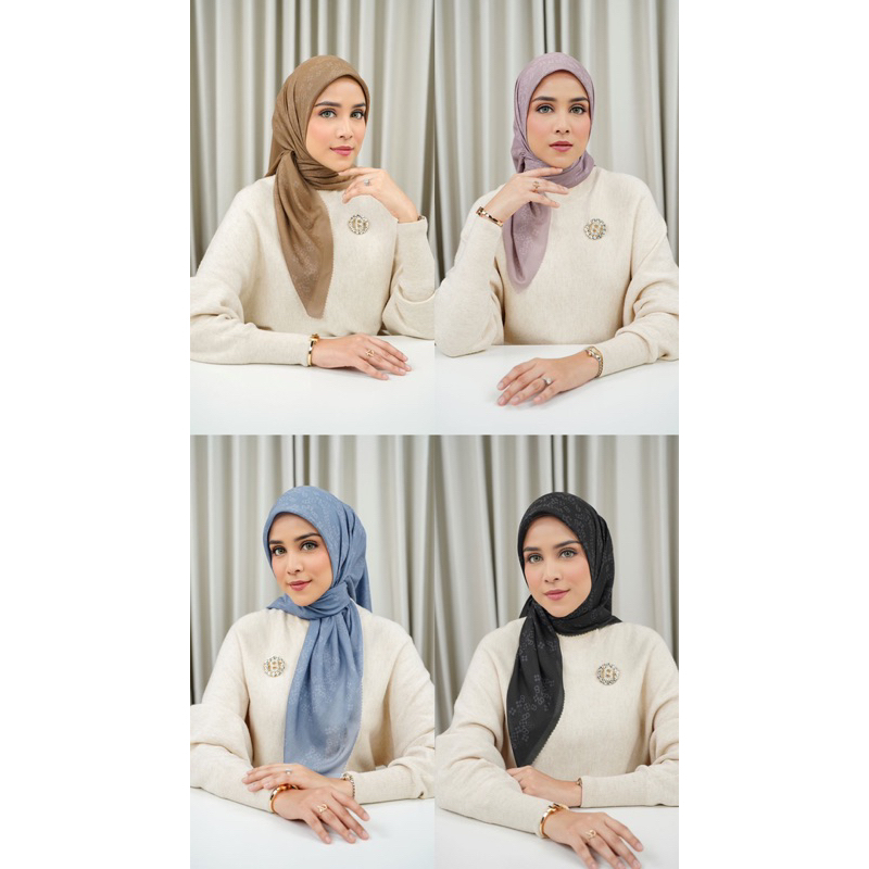 MONOGRAM SCRAMBLE BUTTONSCARVES