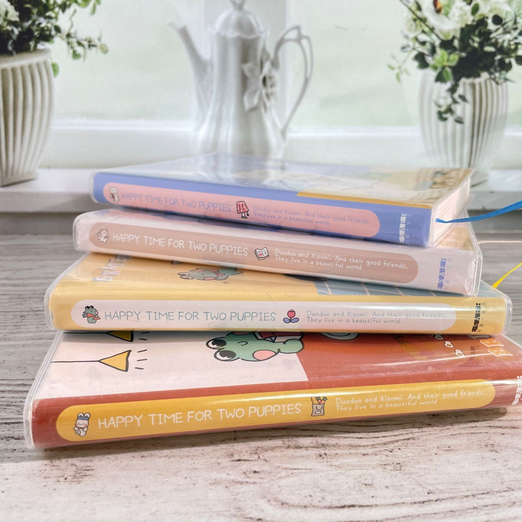 

BUKU DIARY A6 PUPPY DOM RABBIT BUKU CATATAN KERTAS FULLCOLOR WARNA LUCU