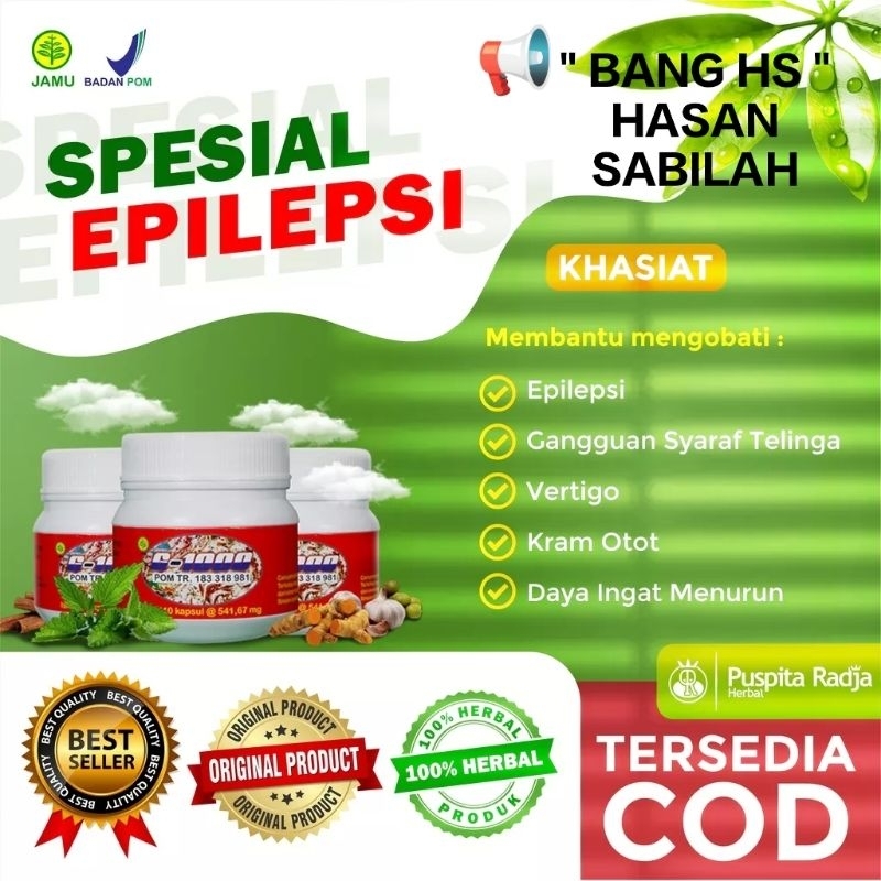 

Obat herbal Epilepsi, G1000, puspita radja herbal