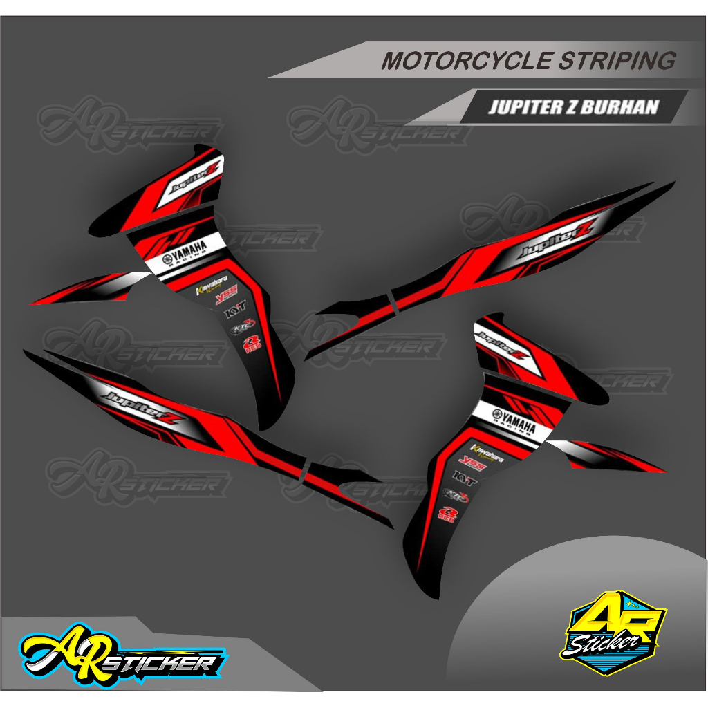 Striping Jupiter z Burhan  / Stiker Jupiter Z / Striping Jupiter 2007-2008-2009-2010