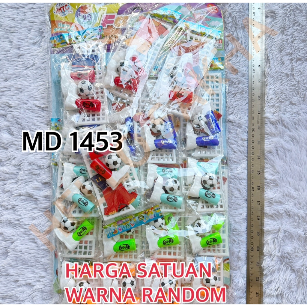 MAINAN  MD 1453 FANCY GAWANG BOLA SEPATU KECIL KANTONGAN PLASTIK SEPAKBOLA SEPAK SOCCER BALL MINI