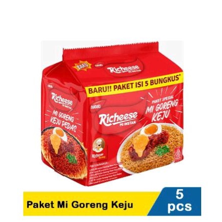 

Nabati richeese paket Mie Goreng keju 5's