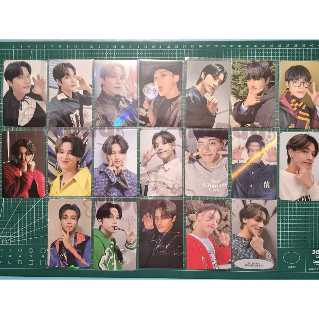 Photocard Official Ateez Seonghwa Hongjoong Yeosang San Mingi Wooyoung Jongho