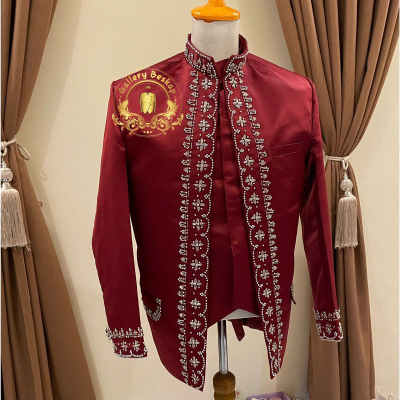 Beskap jas basofi pengantin / jas pengantin / asraf pengantin
