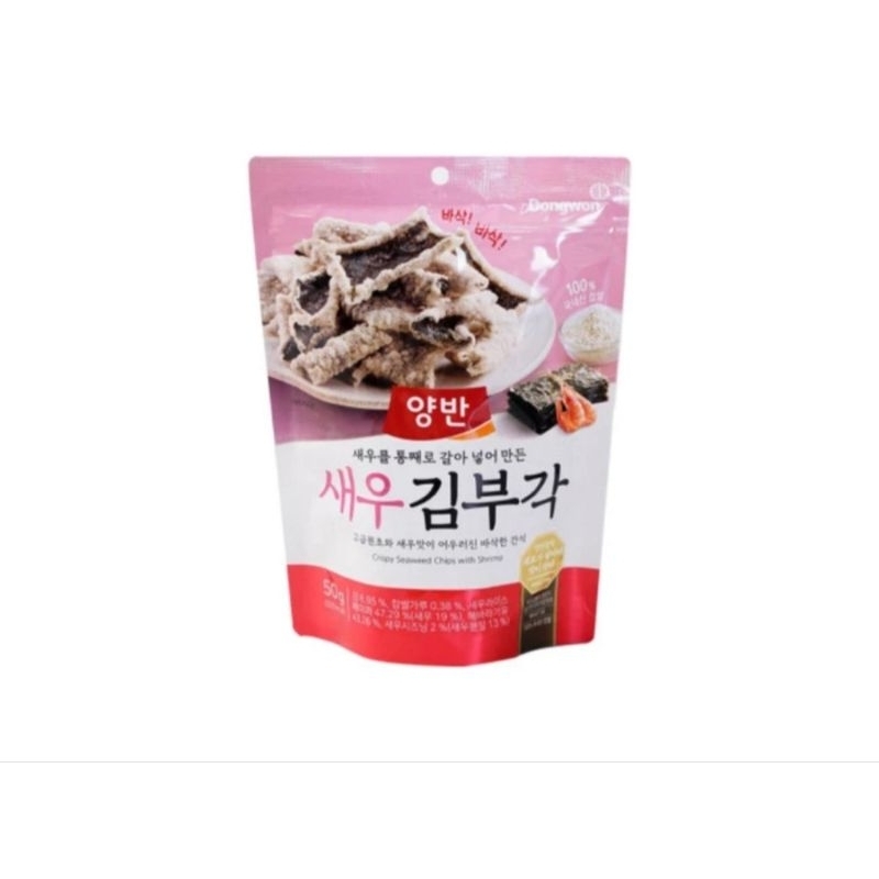 

Dongwon Crispy SEAWED CHIPS WITH SHRIM 50GR