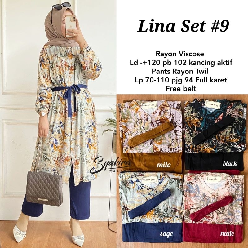 LINA SET #7 BY SYAKIRA/MIYA SET BY SYAKIRA/LINA SET BY SYAKIRA/DELLA SET BY SYAIRA /FIONA SET BY SYA