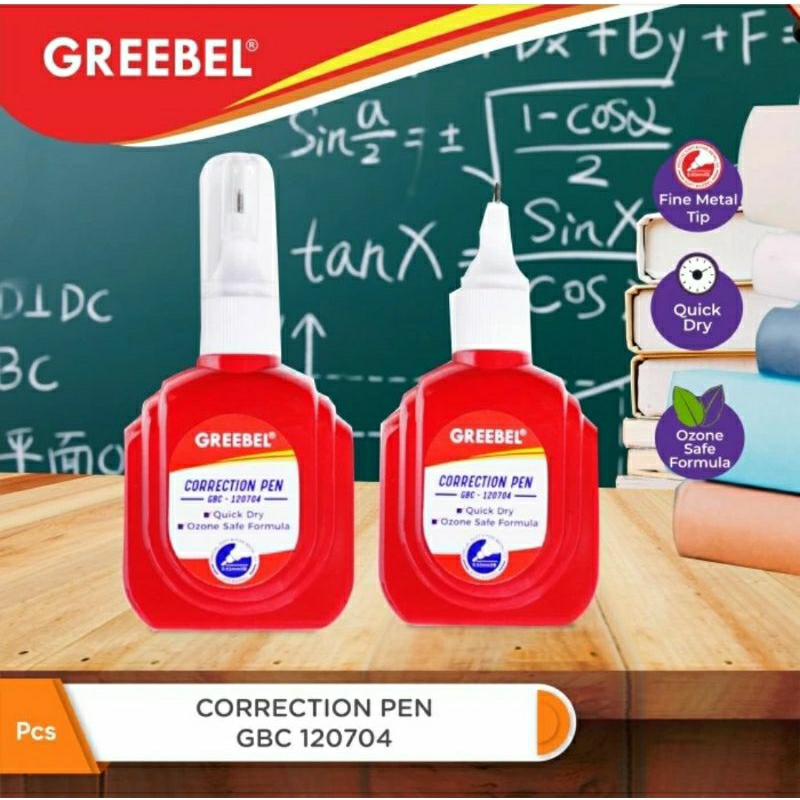 

Correction Pen Tip Ex Cair GREEBEL