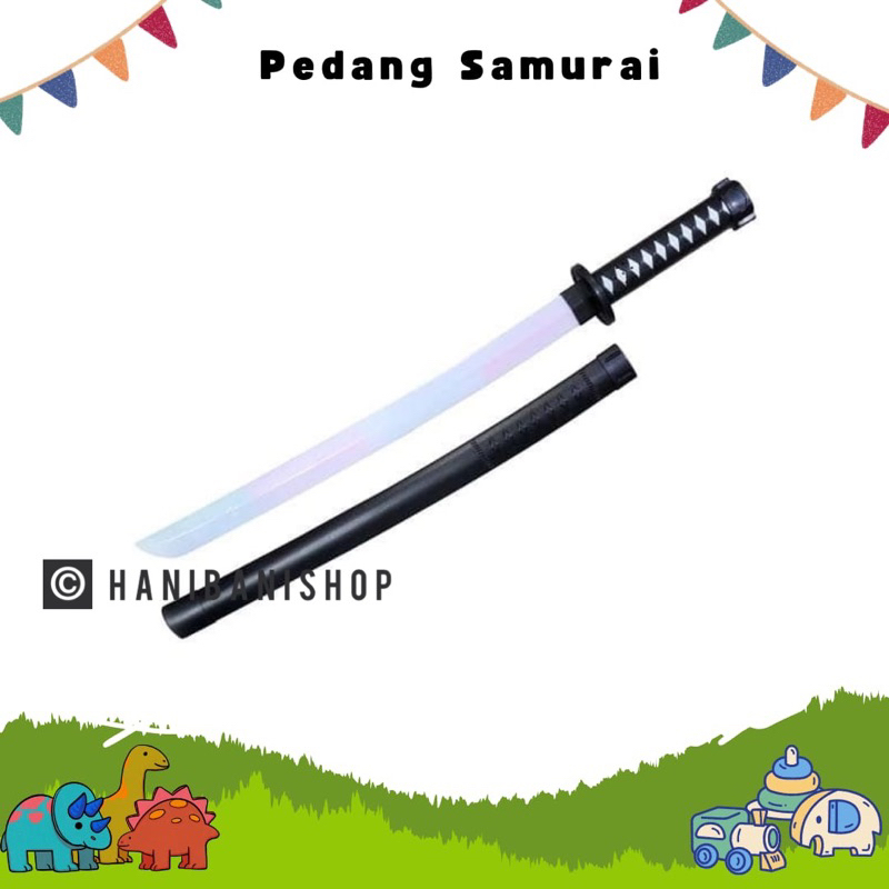 Mainan Action Pedang Samurai Anak Dengan Lampu