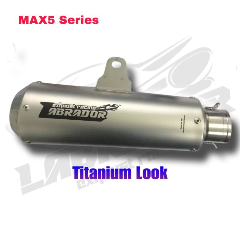 Silincer Knalpot racing original Labrador type HM-K1 sanblast vapor