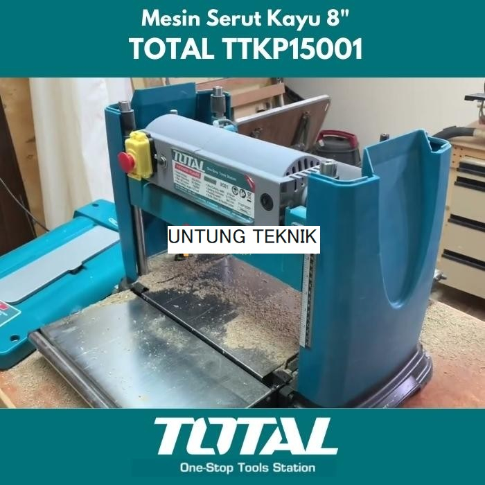 TOTAL TTKP15001 Bench Thickness Planer Serut Kayu 8" planer duduk