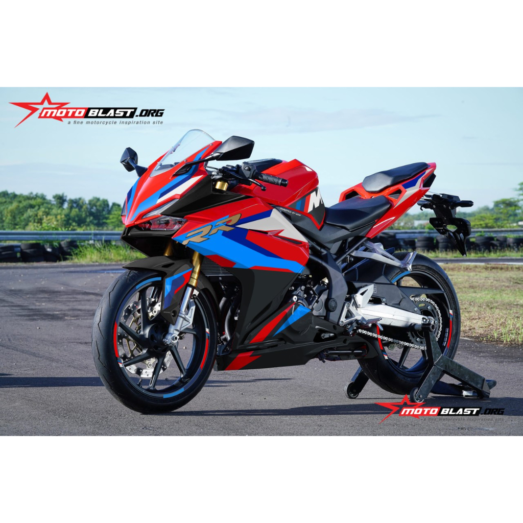 Decal Stiker HONDA NEW CBR250RR Tricolor 1 Full Body Motoblast
