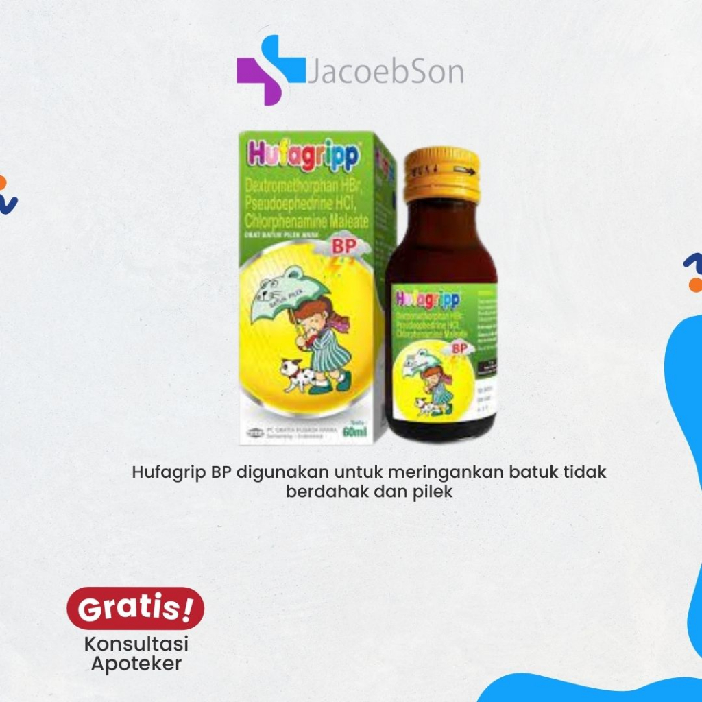 HUFAGRIP BATUK PILEK BP SYRUP 60ML