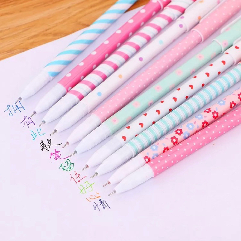 

Pulpen Tinta Warna Warni Lucu 2 pcs