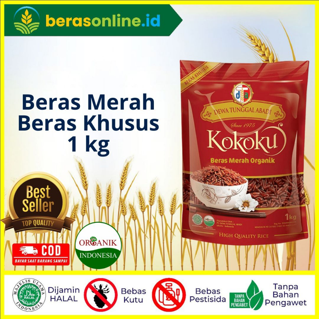 

Beras Online - Beras Merah 1KG