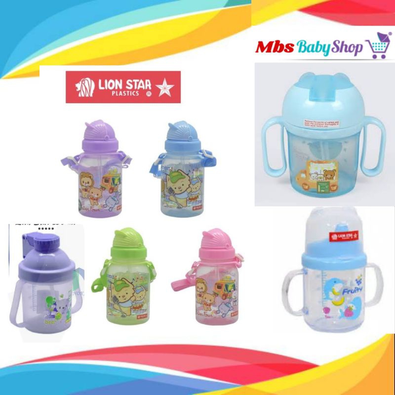 Lion Star Botol Minum Anak Sedotan / Training Cup With Straw