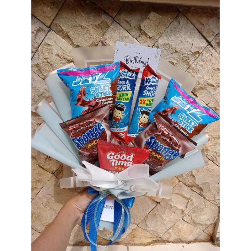 

BUKET SNACK MEDIUM/ BUKET JAJAN HEMAT/SNACK BOUQUET/ BIRTHDAY GIFT