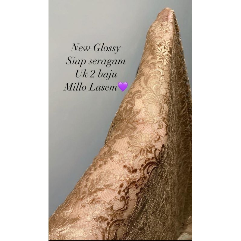 Kain Kebaya Lembaran Brokat Bali Glosy, Kain Lembaran Brokat Bali, Kain Lembaran, Brokat Bali, Kain 