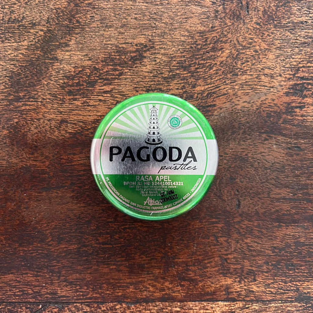 

Pagoda Pastiles Permen Pelega Tenggorokan Rasa Apel 20gr