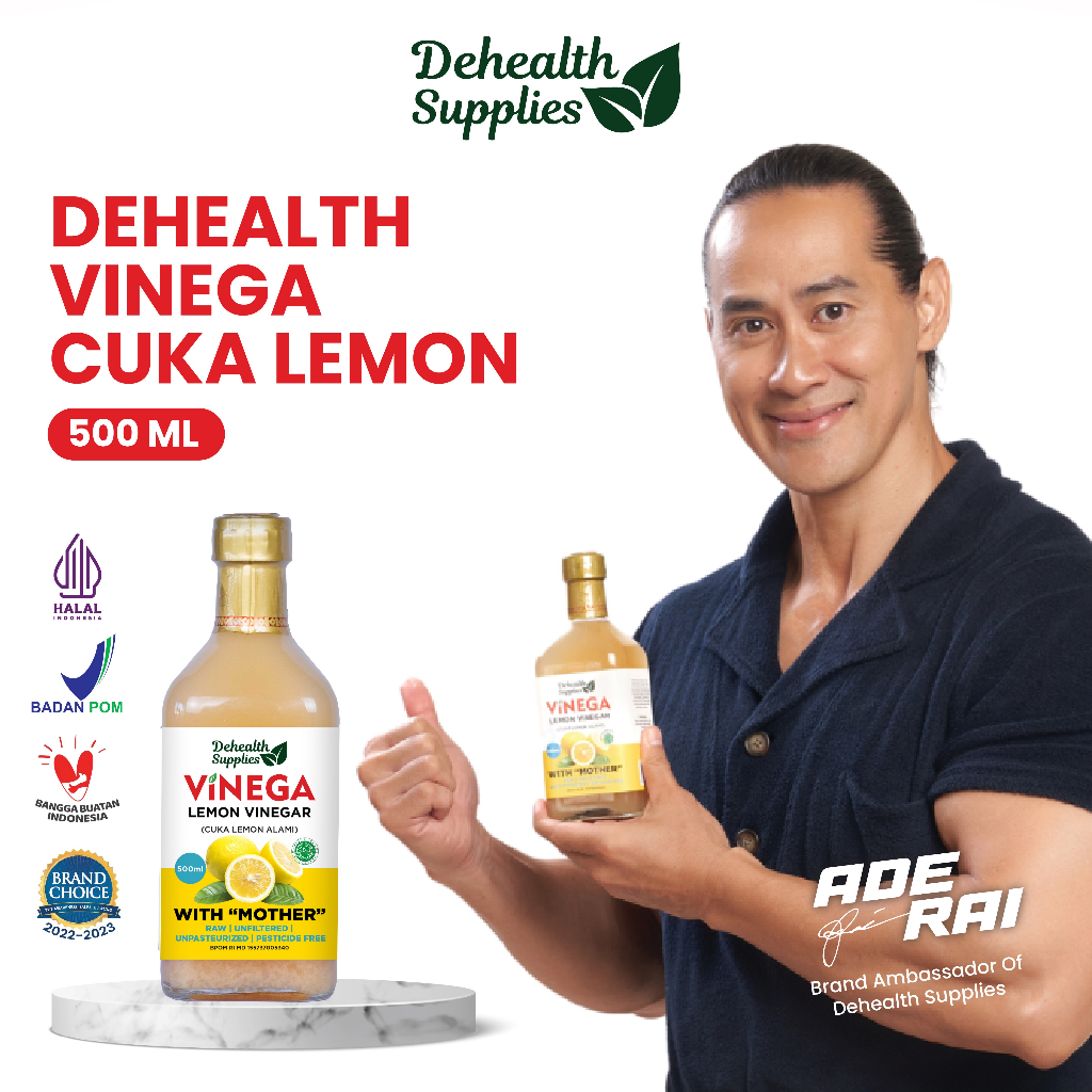 

Vinega Cuka LEMON 500 ml (Botol Kaca)