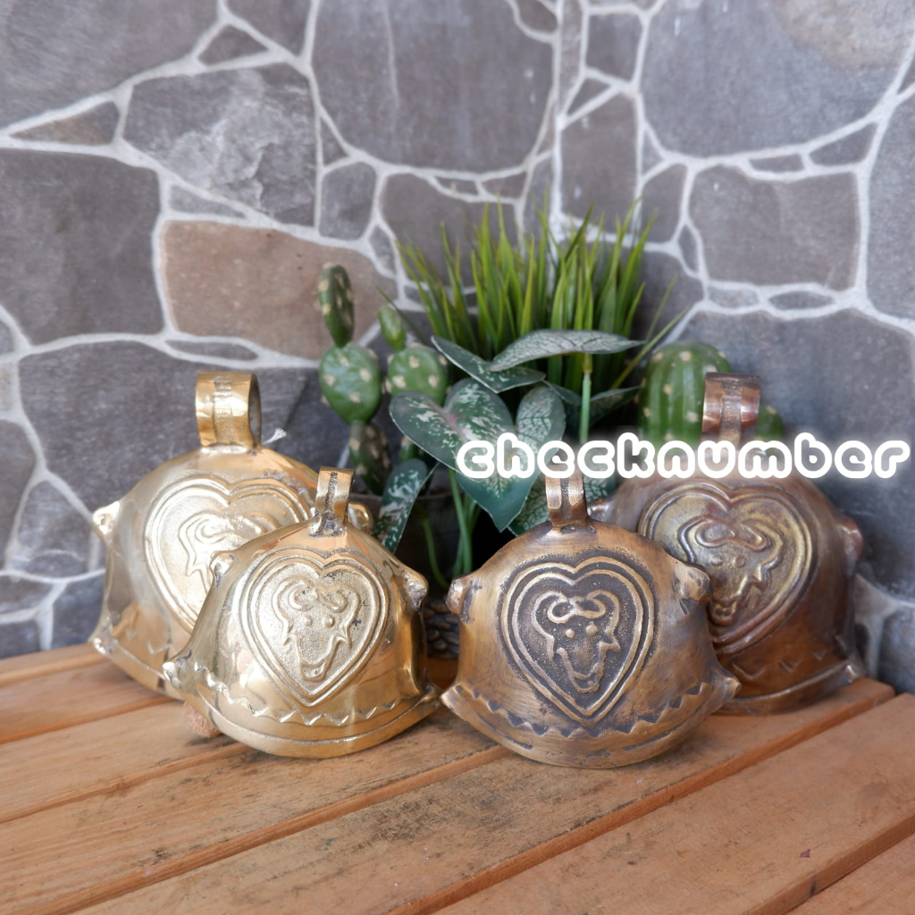 Kluntung Sapi Kuningan Lonceng Kuningan Lonceng Sapi Bel Pintu Kuningan Kalung Klontong Sapi