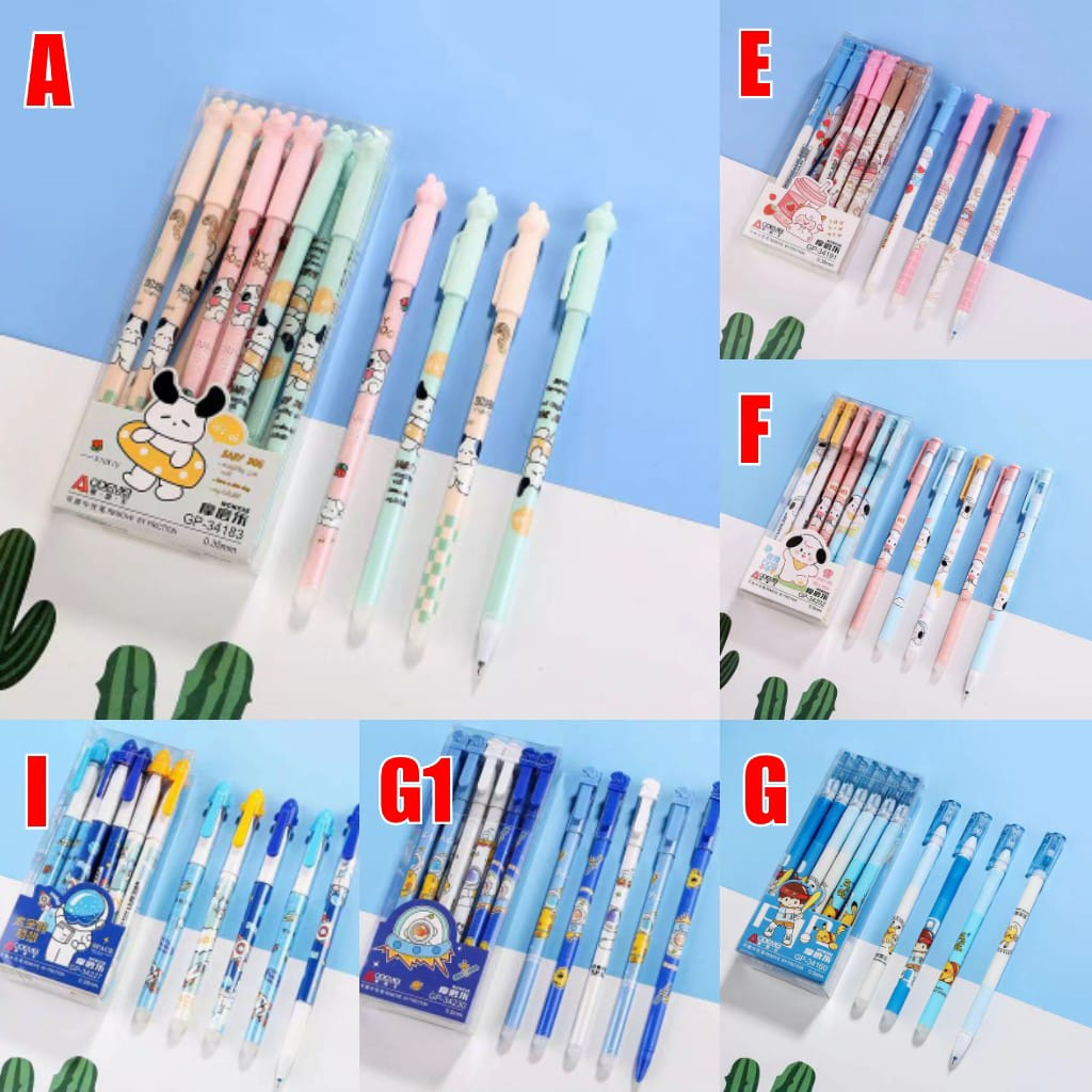 

Erasable Pen/Puplen Bisa Dihapus Import Lucu Isi 12pcs