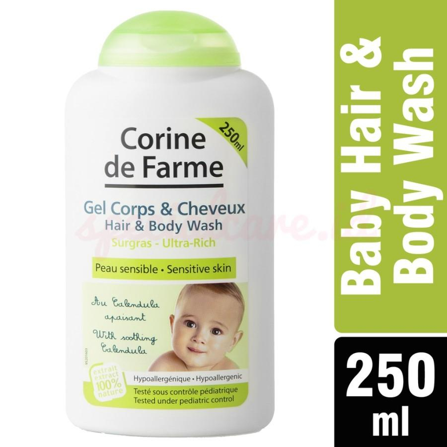 Corine De Farme Baby Hair And Body Wash 250ml