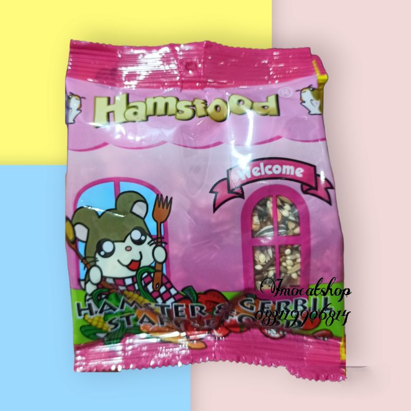 makanan hamster gerbil 100g