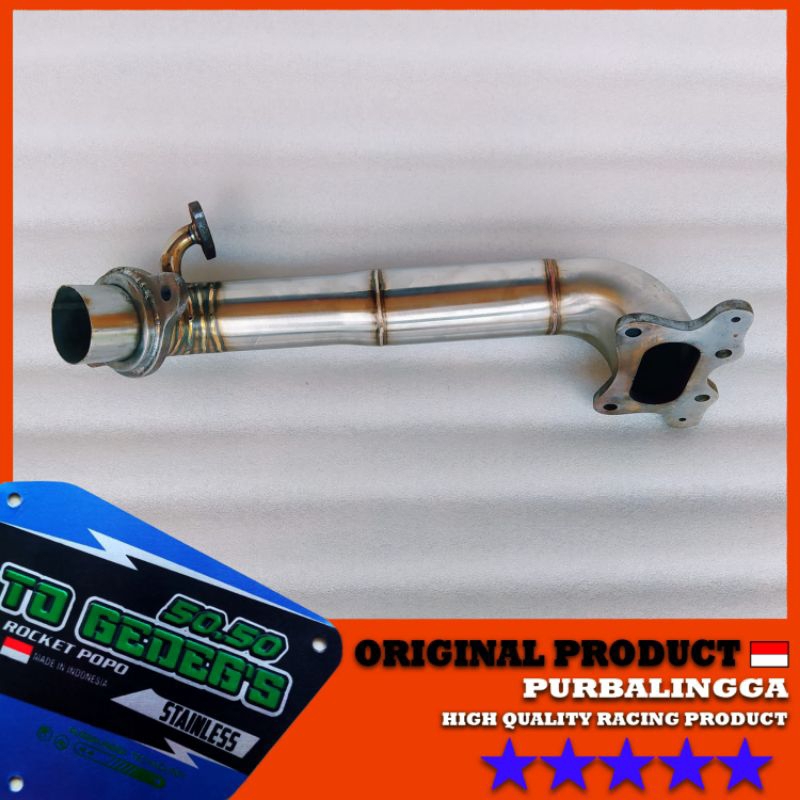 Knalpot racing mobil Honda Civic FD stainless steel