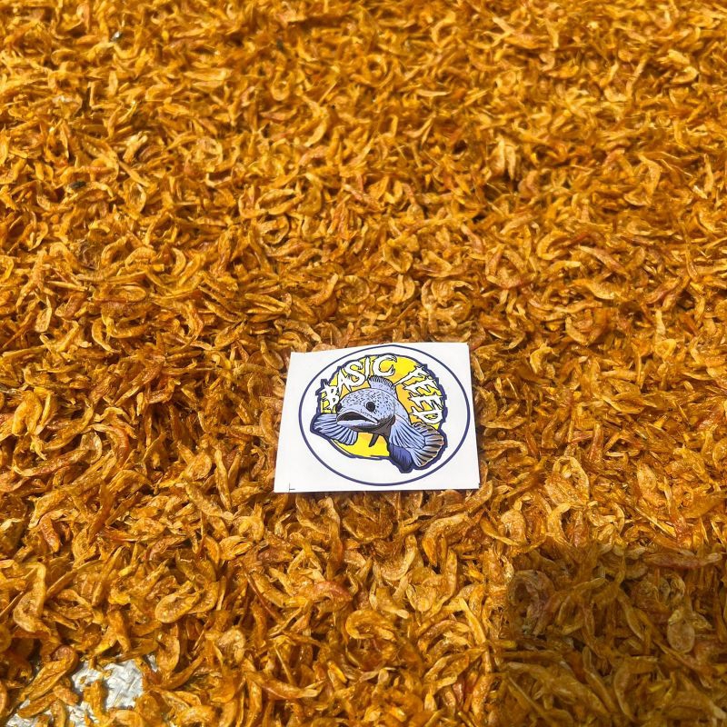 800gr udang kering pigment kuning | pakan ikan predator | makanan ikan channa yellow sentarum ys cic