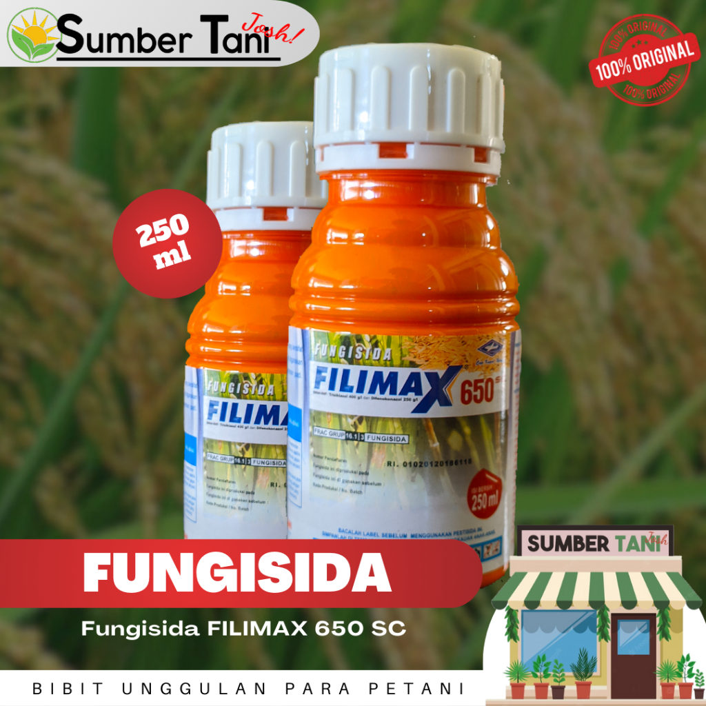 Fungisida FILIMAX 650SC Kemasan 250ml Cap Kapal Terbang Kemasan Baru