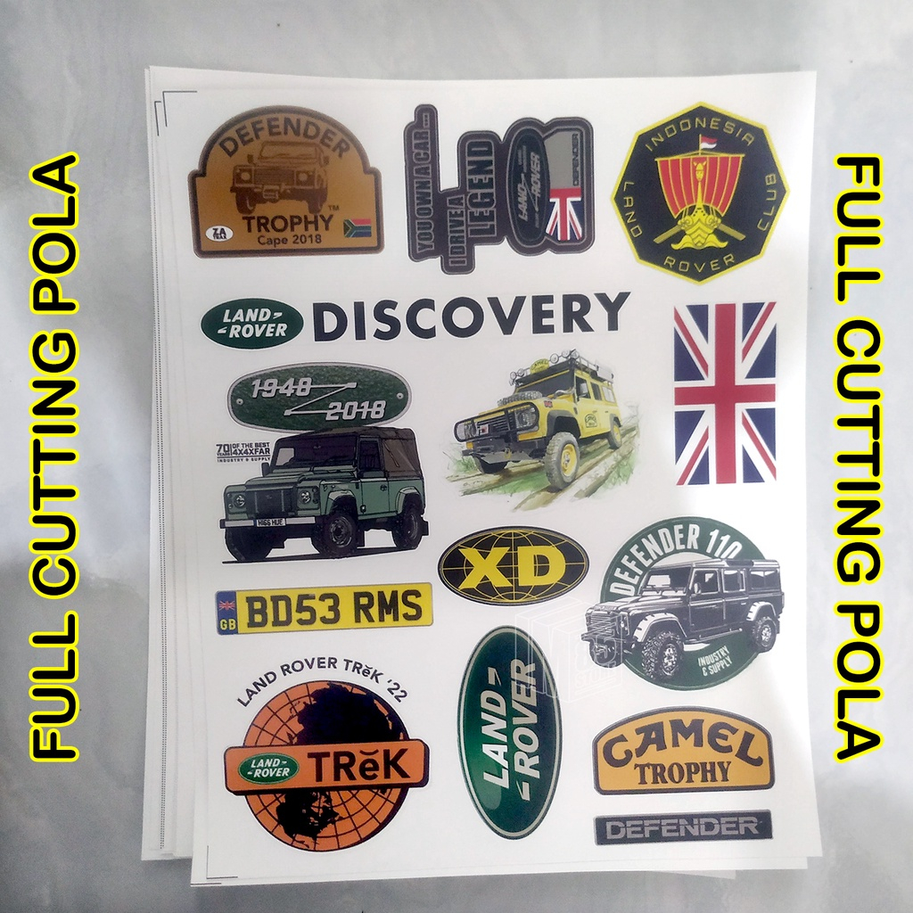 

Stiker Laptop Tumbler Gadget Land Rover 01(Full Cutting Pola)