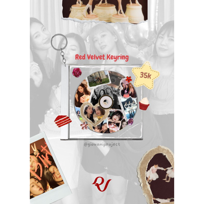 Keyring Red Velvet CD Version