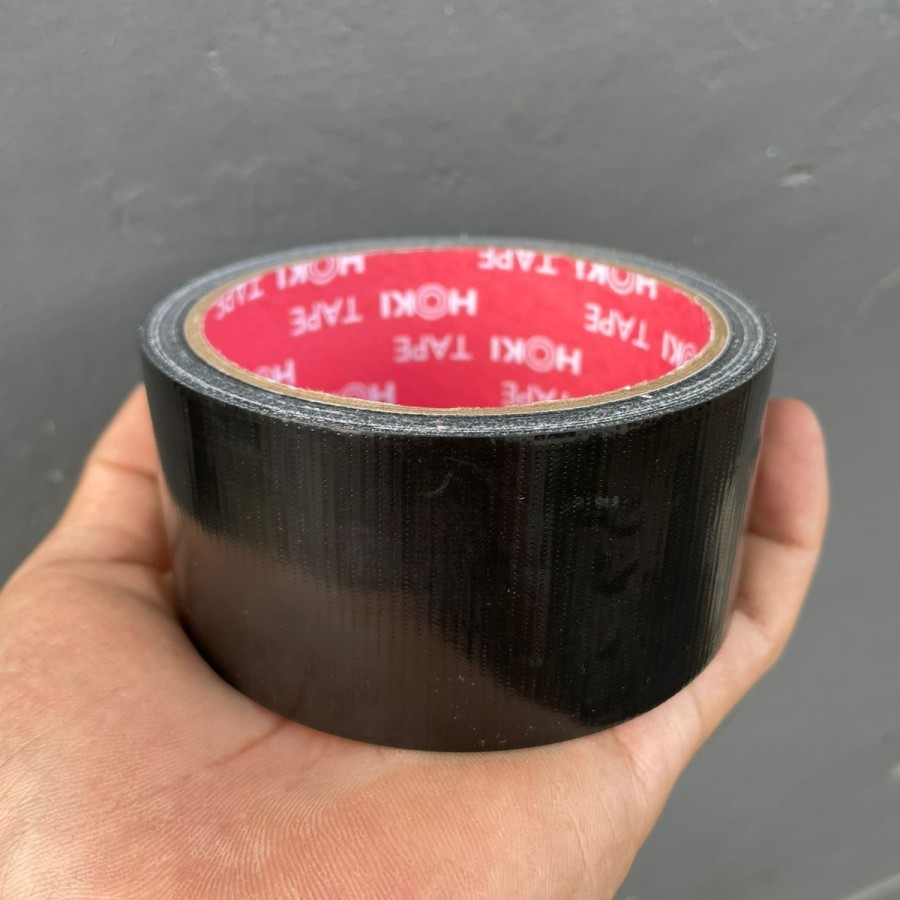 

LAKBAN KAIN CLOTH TAPE 48X10 YARD 48MM X 10 YARD HITAM BAGUS TERJAMIN