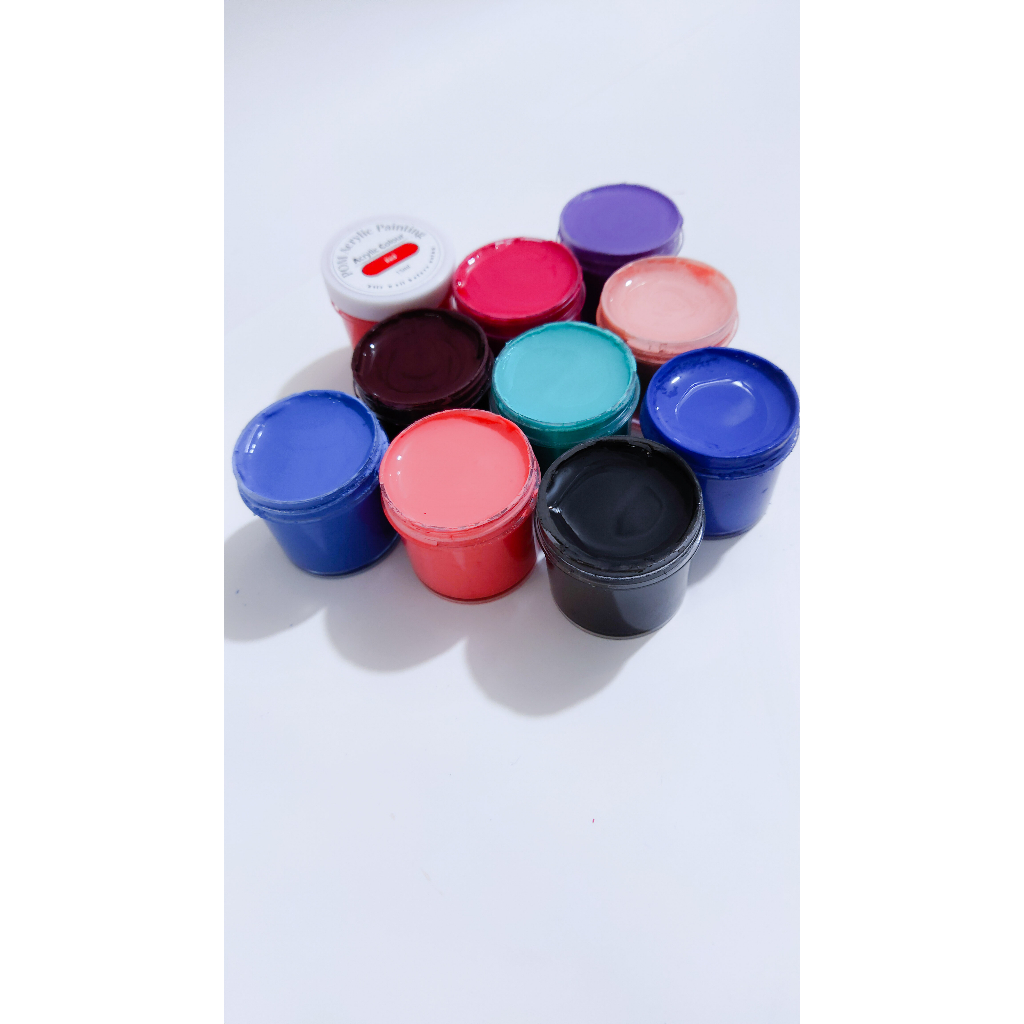 POM ACRYLIC 10 COLOR SET / Acrylic 10 Warna