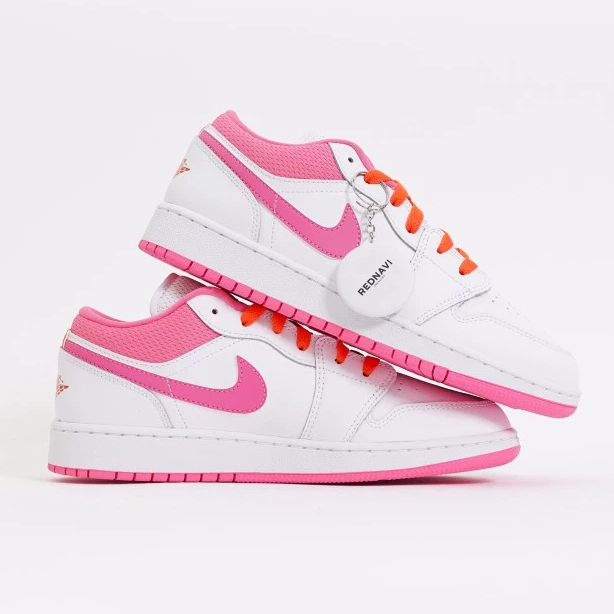 Nike Air Jordan 1 Low Pinksicle White Orange GS Original
