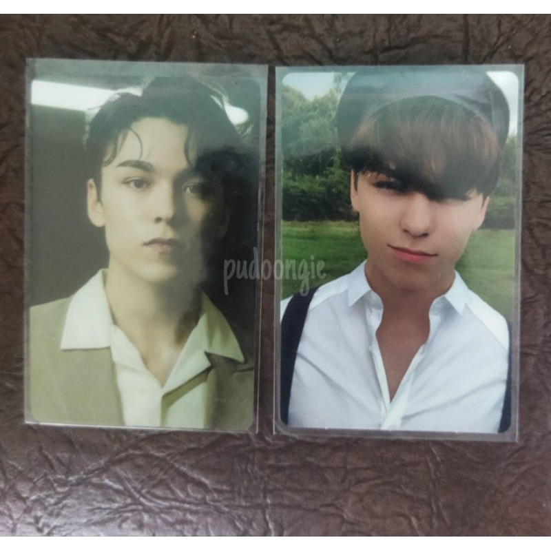 photocard pc tc tradingcard vernon seventeen an ode incomplete