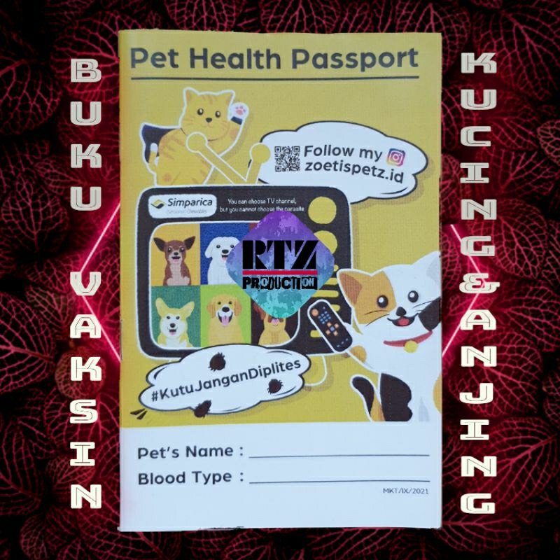 BUKU VAKSIN KUCING & ANJING