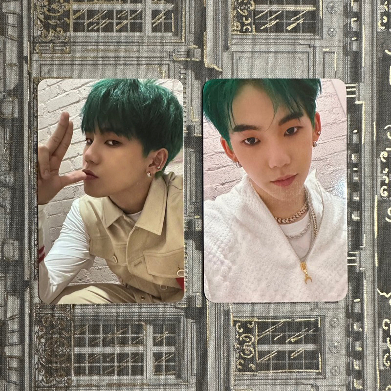 Treasure hyunsuk the first step chapter one photocard pc hyunsuk rambut ijo