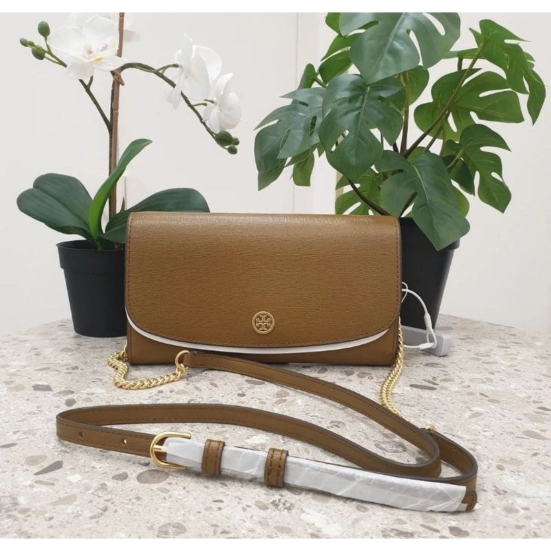 Authentic Original Store Tory Burch Robinson Chain Wallet