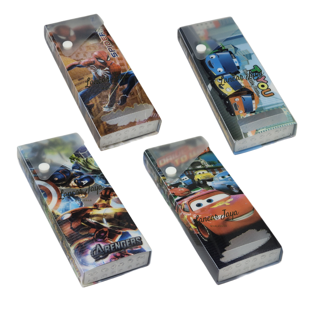 

Pencil Case Kotak Tempat Pensil JENIA Motif Karakter SPCF1